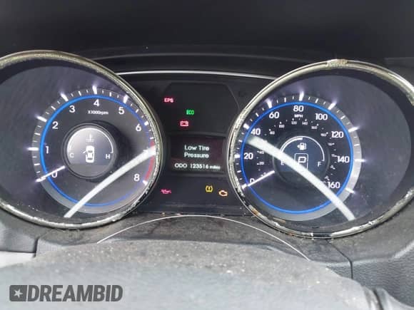 2013 Hyundai Sonata GLS with VIN 5NPEB4ACXDH678117, listed as a IAAI auction lot 43527483 with 123,516 mi miles and . Bid and sale history available at DreamBid. Image 7.