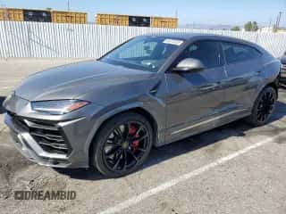 2022 Lamborghini Urus with VIN ZPBUA1ZL2NLA16281, listed as a Copart auction lot 66875635 with 48,788 mi miles and Salvage title. Bid and sale history available at DreamBid. Image 1.