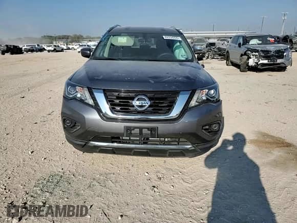 2019 Nissan Pathfinder S with VIN 5N1DR2MN6KC623872, listed as a Copart auction lot 82234205 with 45,716 mi miles and Salvage title. Bid and sale history available at DreamBid. Image 13.