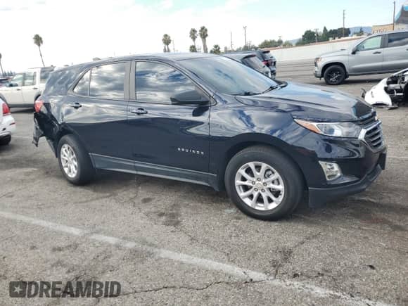 2021 Chevrolet Equinox LS z VIN 3GNAXHEV2MS147008, wystawiony jako Copart lot #81692145 z przebiegiem 42 332 mil mil oraz Szkoda całkowita • Salvage title. Historia ofert i sprzedaży dostępna na DreamBid. Obrazek 4.