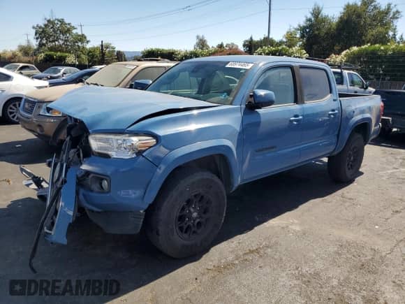 2019 Toyota Tacoma SR with VIN 3TMCZ5AN3KM244008, listed as a Copart auction lot 68974465 with 123,236 mi miles and Salvage title. Bid and sale history available at DreamBid. Image 1.