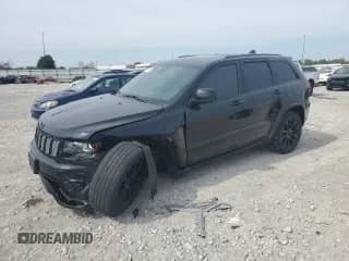 2018 Jeep Grand Cherokee Altitude with VIN 1C4RJFAG5JC336665, listed as a Copart auction lot 81377585 with 107,258 mi miles and Salvage title. Bid and sale history available at DreamBid. Image 1.