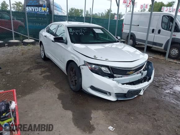 2016 Chevrolet Impala LS z VIN 1G11Z5SA8GU163312, wystawiony jako IAAI lot #43331173 z przebiegiem 144 984 mil mil oraz . Historia ofert i sprzedaży dostępna na DreamBid. Obrazek 1.