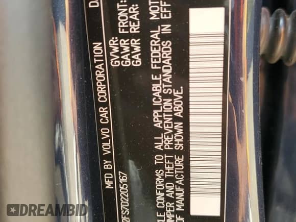 2013 Volvo S60 T5 Premier с VIN YV1612FS7D2205167, выставлен на аукционе Copart как лот 81366115 с пробегом 110 796 миль миль и Списание • Salvage title. История ставок и продаж доступна на DreamBid. Изображение 13.
