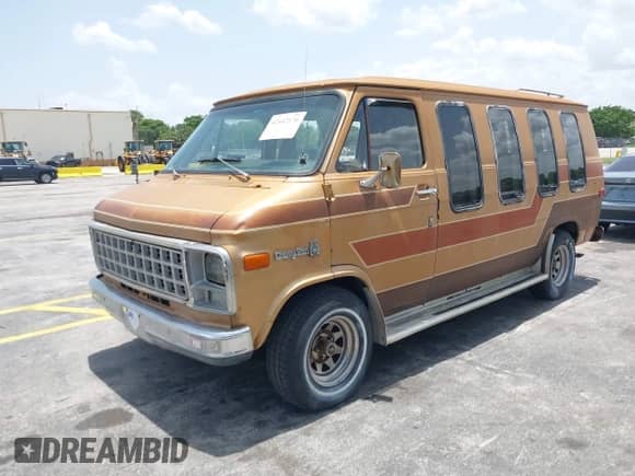 1981 Chevrolet Chevy Van with VIN 1GCEG25H2B7144798, listed as a IAAI auction lot 42442170 with 142,944 mi miles and . Bid and sale history available at DreamBid. Image 2.