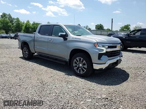 2025 Chevrolet Silverado 1500 with VIN 3GCPKKEK4SG306616, listed as a Copart auction lot 62552835 with 717 mi miles and Salvage title. Bid and sale history available at DreamBid. Image 13.