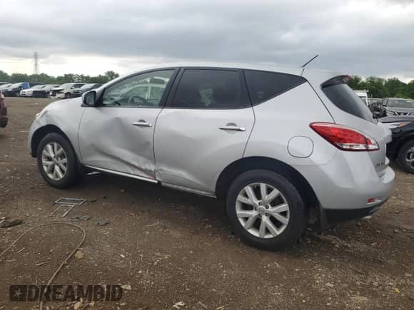 2014 Nissan Murano S with VIN JN8AZ1MUXEW410505, listed as a Copart auction lot 65194755 with 113,343 mi miles and Salvage title. Bid and sale history available at DreamBid. Image 2.