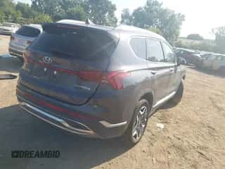 2022 Hyundai Santa Fe SEL Premium with VIN KM8S3DA19NU052916, listed as a IAAI auction lot 43100189 with 31,971 mi miles and . Bid and sale history available at DreamBid. Image 4.