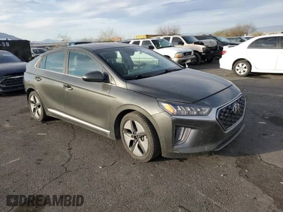 2022 Hyundai Ioniq SEL with VIN KMHC85LC0NU265828, listed as a Copart auction lot 50508945 with 70,614 mi miles and Salvage title. Bid and sale history available at DreamBid. Image 4.