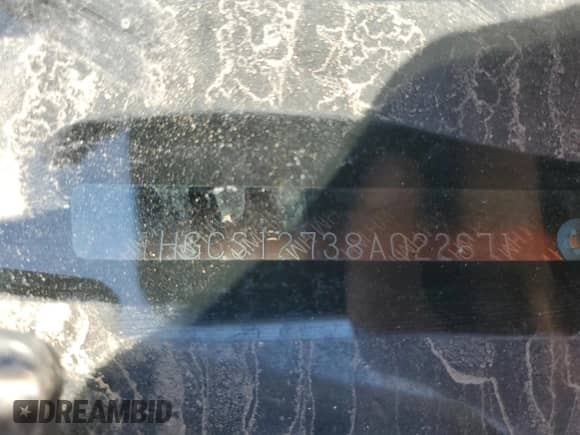 2008 Honda Accord EX с VIN 1HGCS12738A022671, выставлен на аукционе Copart как лот 69882075 с пробегом 207 219 миль миль и Списание • Salvage title. История ставок и продаж доступна на DreamBid. Изображение 12.