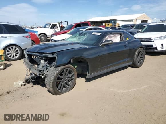 2014 Chevrolet Camaro ZL1 z VIN 2G1FL1EP8E9800807, wystawiony jako Copart lot #71412124 z przebiegiem Nie podano mil oraz Szkoda całkowita • Salvage title. Historia ofert i sprzedaży dostępna na DreamBid. Obrazek 1.
