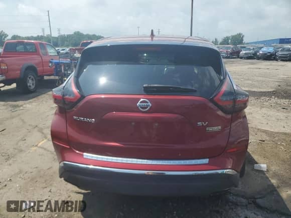 2021 Nissan Murano SV with VIN 5N1AZ2BJ5MC144686, listed as a Copart auction lot 66443285 with 83,622 mi miles and Salvage title. Bid and sale history available at DreamBid. Image 6.
