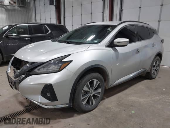 2023 Nissan Murano SV with VIN 5N1AZ2BS7PC114571, listed as a IAAI auction lot 43376217 with 52,779 mi miles and . Bid and sale history available at DreamBid. Image 2.