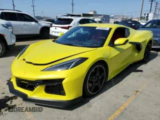 2024 Chevrolet Corvette 2LT with VIN 1G1YB2D48R5108980, listed as a Copart auction lot 62026825 with 19,552 mi miles and Salvage title. Bid and sale history available at DreamBid. Image 1.