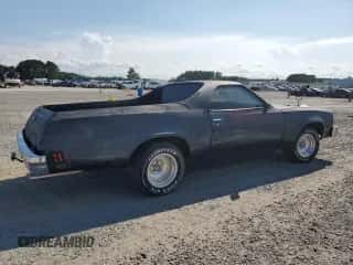 1977 Chevrolet El Camino z VIN 1C80U7D455139, wystawiony jako Copart lot #64403305 z przebiegiem 16 628 mil mil oraz Czysty tytuł • Clean title. Historia ofert i sprzedaży dostępna na DreamBid. Obrazek 3.
