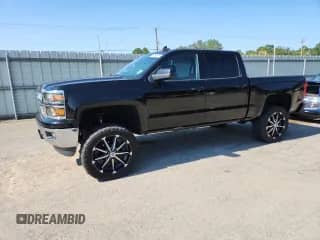 2015 Chevrolet Silverado 1500 LT with VIN 3GCUKREC8FG149134, listed as a Copart auction lot 71408335 with 97,630 mi miles and Salvage title. Bid and sale history available at DreamBid. Image 1.