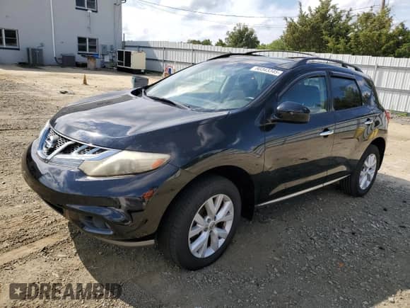 2012 Nissan Murano LE with VIN JN8AZ1MW5CW203986, listed as a Copart auction lot 80343345 with 126,591 mi miles and Clean title. Bid and sale history available at DreamBid. Image 1.