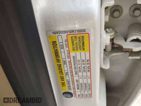 2013 Chevrolet Tahoe LTZ с VIN 1GNSCCE01DR115533, выставлен на аукционе IAAI как лот 42515922 с пробегом 175 078 миль миль и . История ставок и продаж доступна на DreamBid. Изображение 9.