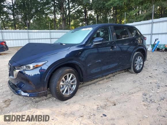 2025 Mazda CX-5 S Preferred with VIN JM3KFBCM7S0704496, listed as a Copart auction lot 71247245 with 160 mi miles and Salvage title. Bid and sale history available at DreamBid. Image 1.