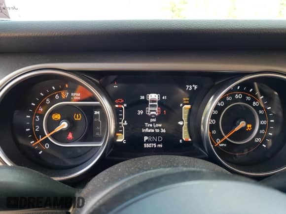 2020 Jeep Wrangler Sport S with VIN 1C4GJXAG1LW240627, listed as a Copart auction lot 58375555 with 55,075 mi miles and Salvage title. Bid and sale history available at DreamBid. Image 9.