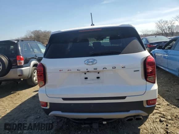 2022 Hyundai Palisade SE z VIN KM8R1DHE9NU380057, wystawiony jako Copart lot #46683525 z przebiegiem 28 735 mil mil oraz Szkoda całkowita • Salvage title. Historia ofert i sprzedaży dostępna na DreamBid. Obrazek 6.