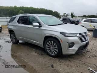 2022 Chevrolet Traverse Premier z VIN 1GNERKKW4NJ158844, wystawiony jako Copart lot #80868525 z przebiegiem 35 957 mil mil oraz Szkoda całkowita • Salvage title. Historia ofert i sprzedaży dostępna na DreamBid. Obrazek 4.