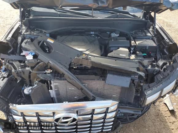 2025 Hyundai Palisade Calligraphy with VIN KM8R7DGEXSU929339, listed as a Copart auction lot 70681395 with 6,423 mi miles and Salvage title. Bid and sale history available at DreamBid. Image 12.