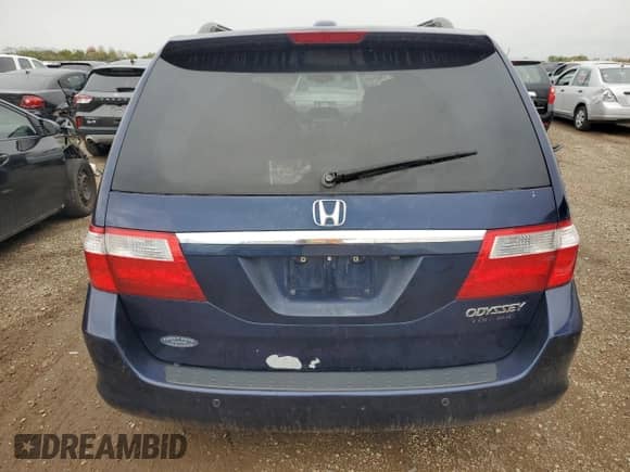 2005 Honda Odyssey Touring with VIN 5FNRL38805B011874, listed as a Copart auction lot 85263035 with 287,250 mi miles and Clean title. Bid and sale history available at DreamBid. Image 6.