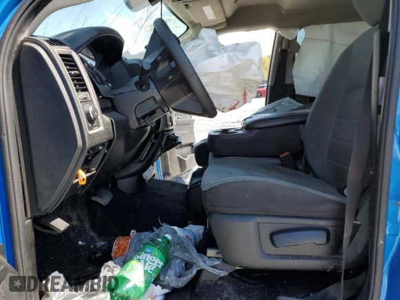 2022 Ram 1500 Tradesman with VIN 3C6RR6KGXNG210724, listed as a Copart auction lot 50261745 with Not provided miles and Salvage title. Bid and sale history available at DreamBid. Image 7.