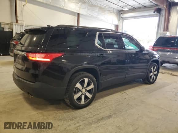 2019 Chevrolet Traverse LT z VIN 1GNEVHKW2KJ271816, wystawiony jako Copart lot #82344085 z przebiegiem 98 409 mil mil oraz Szkoda całkowita • Salvage title. Historia ofert i sprzedaży dostępna na DreamBid. Obrazek 3.