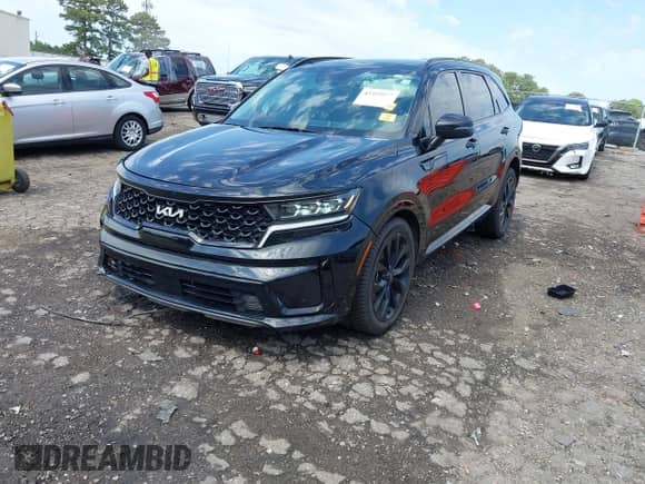 2023 Kia Sorento SX with VIN 5XYRK4LF4PG174554, listed as a IAAI auction lot 42319577 with 72,113 mi miles and . Bid and sale history available at DreamBid. Image 2.
