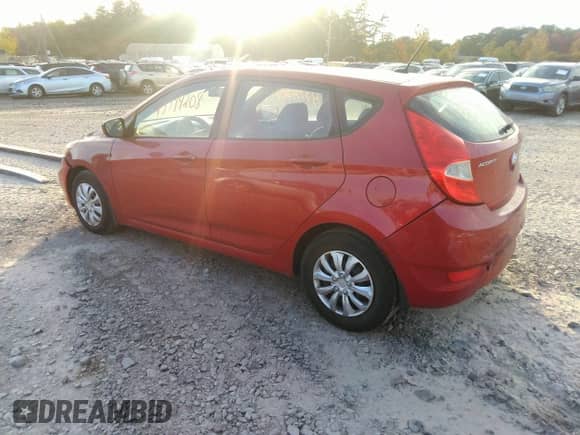 2012 Hyundai Accent GS с VIN KMHCT5AE1CU036283, выставлен на аукционе IAAI как лот 43394208 с пробегом 135 603 миль миль и . История ставок и продаж доступна на DreamBid. Изображение 3.