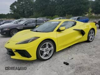 2021 Chevrolet Corvette 2LT z VIN 1G1YB2D41M5125614, wystawiony jako Copart lot #70733505 z przebiegiem 63 628 mil mil oraz Czysty tytuł • Clean title. Historia ofert i sprzedaży dostępna na DreamBid. Obrazek 1.