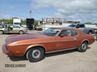 1973 Ford Mustang с VIN 3F04H211483, выставлен на аукционе Copart как лот 57184715 с пробегом 65 171 миль миль и Чистый • Clean title. История ставок и продаж доступна на DreamBid. Изображение 1.