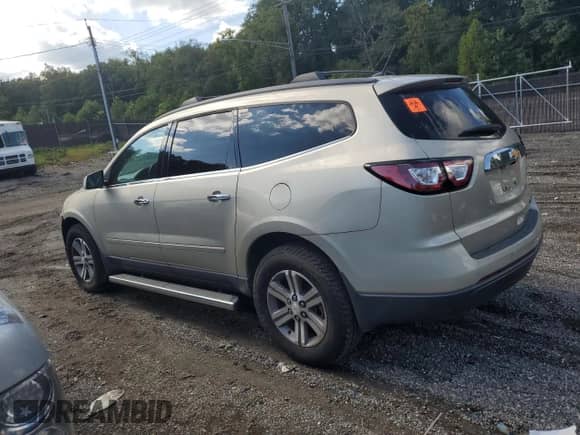 2015 Chevrolet Traverse LT с VIN 1GNKRHKDXFJ221144, выставлен на аукционе Copart как лот 81505445 с пробегом 67 643 миль миль и Списание • Salvage title. История ставок и продаж доступна на DreamBid. Изображение 2.