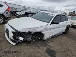 2022 BMW M3 Competition xDrive with VIN WBS43AY08NFM90896, listed as a Copart auction lot 88685375 with Not provided miles and Salvage title. Bid and sale history available at DreamBid. Image 1.