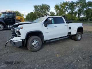 2025 Chevrolet Silverado 3500HD LTZ z VIN 1GC4KUEY5SF139266, wystawiony jako Copart lot #87096205 z przebiegiem Nie podano mil oraz Szkoda całkowita • Salvage title. Historia ofert i sprzedaży dostępna na DreamBid. Obrazek 1.
