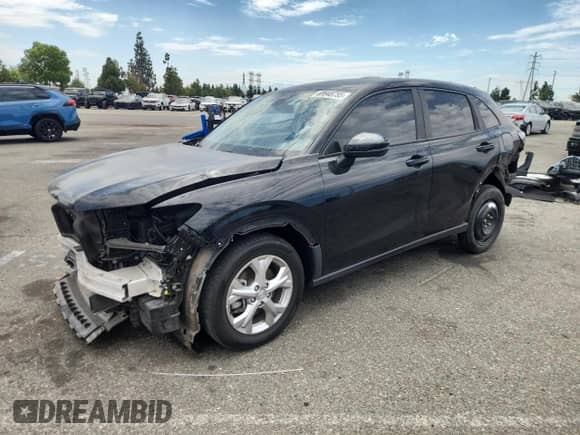 2023 Honda HR-V LX with VIN 3CZRZ2H38PM743420, listed as a Copart auction lot 69948755 with 45,438 mi miles and Salvage title. Bid and sale history available at DreamBid. Image 1.