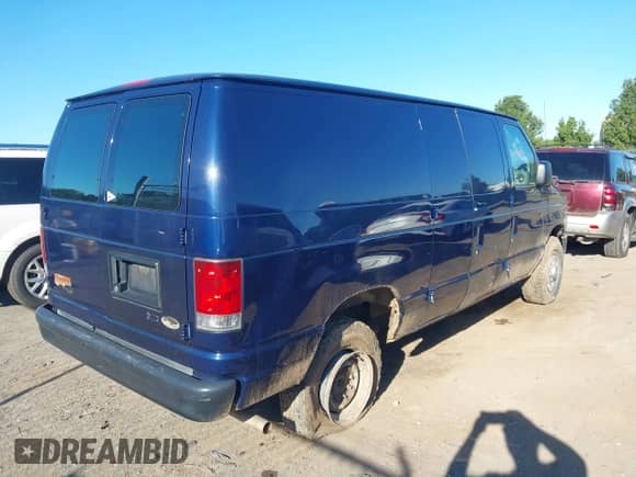 2013 Ford Econoline Cargo Commercial with VIN 1FTNE2EW3DDA10648, listed as a IAAI auction lot 42790659 with 101,403 mi miles and . Bid and sale history available at DreamBid. Image 4.