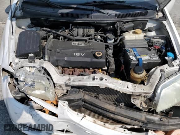 2006 Chevrolet Aveo LS z VIN KL1TD66666B634160, wystawiony jako Copart lot #71004894 z przebiegiem 113 311 mil mil oraz Szkoda całkowita • Salvage title. Historia ofert i sprzedaży dostępna na DreamBid. Obrazek 13.