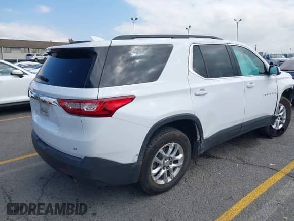 2019 Chevrolet Traverse LT Cloth with VIN 1GNERGKW5KJ107118, listed as a IAAI auction lot 43342503 with 106,682 mi miles and . Bid and sale history available at DreamBid. Image 4.