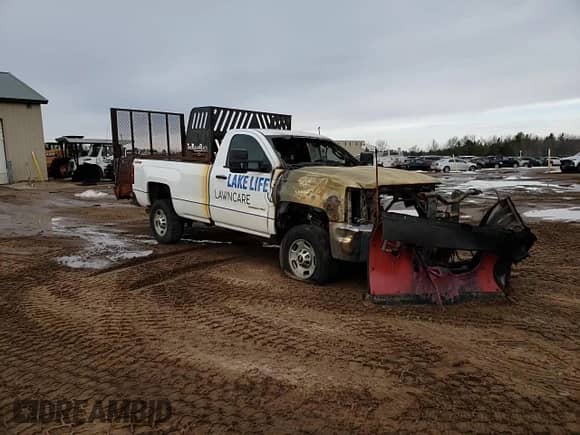2015 Chevrolet Silverado 2500HD Work Truck with VIN 1GC0KUEG2FZ500558, listed as a Copart auction lot 48124555 with Not provided miles and Salvage title. Bid and sale history available at DreamBid. Image 11.