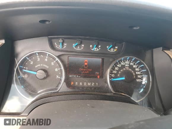 2014 Ford F-150 XL with VIN 1FTFX1EF0EFA27342, listed as a Copart auction lot 85118055 with 80,732 mi miles and Salvage title. Bid and sale history available at DreamBid. Image 9.