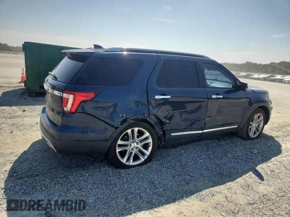 2017 Ford Explorer Limited z VIN 1FM5K7F88HGA01546, wystawiony jako Copart lot #81026575 z przebiegiem 133 152 mil mil oraz Szkoda całkowita • Salvage title. Historia ofert i sprzedaży dostępna na DreamBid. Obrazek 3.