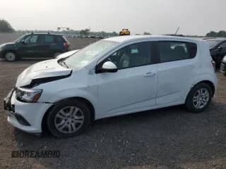 2019 Chevrolet Sonic LT with VIN 1G1JG6SB5K4121743, listed as a Copart auction lot 60312615 with 124,507 mi miles and Salvage title. Bid and sale history available at DreamBid. Image 1.
