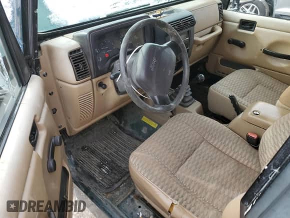 2000 Jeep Wrangler SE с VIN 1J4FA29P7YP788923, выставлен на аукционе Copart как лот 45281235 с пробегом 153 691 миль миль и Списание • Salvage title. История ставок и продаж доступна на DreamBid. Изображение 8.