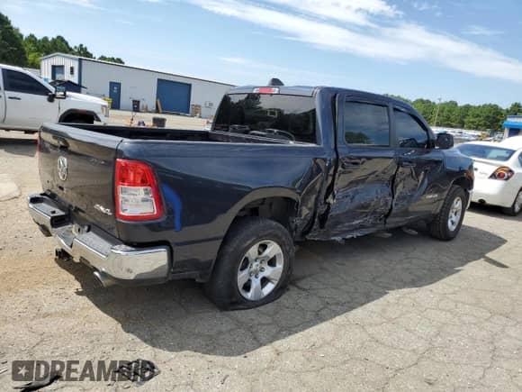 2021 Ram 1500 Lone Star z VIN 1C6SRFFT6MN696141, wystawiony jako Copart lot #67417425 z przebiegiem 47 595 mil mil oraz Szkoda całkowita • Salvage title. Historia ofert i sprzedaży dostępna na DreamBid. Obrazek 3.