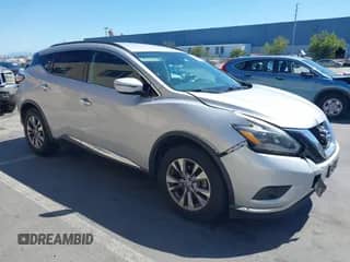 2018 Nissan Murano SV with VIN 5N1AZ2MG1JN156089, listed as a IAAI auction lot 42687491 with 147,813 mi miles and . Bid and sale history available at DreamBid. Image 1.