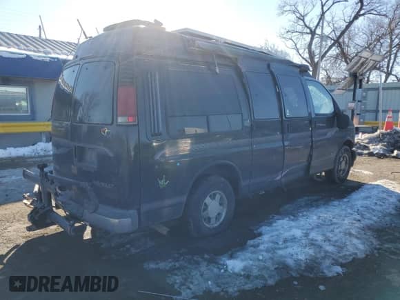 1999 Chevrolet Express с VIN 1GBFG15RXX1134896, выставлен на аукционе Copart как лот 88813845 с пробегом 267 795 миль миль и Чистый • Clean title. История ставок и продаж доступна на DreamBid. Изображение 3.