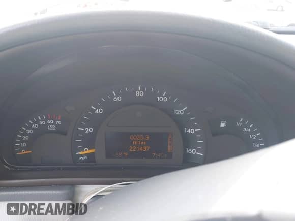 2004 Mercedes-Benz C 320 with VIN WDBRF64J74F481703, listed as a IAAI auction lot 41198886 with 221,437 mi miles and . Bid and sale history available at DreamBid. Image 7.